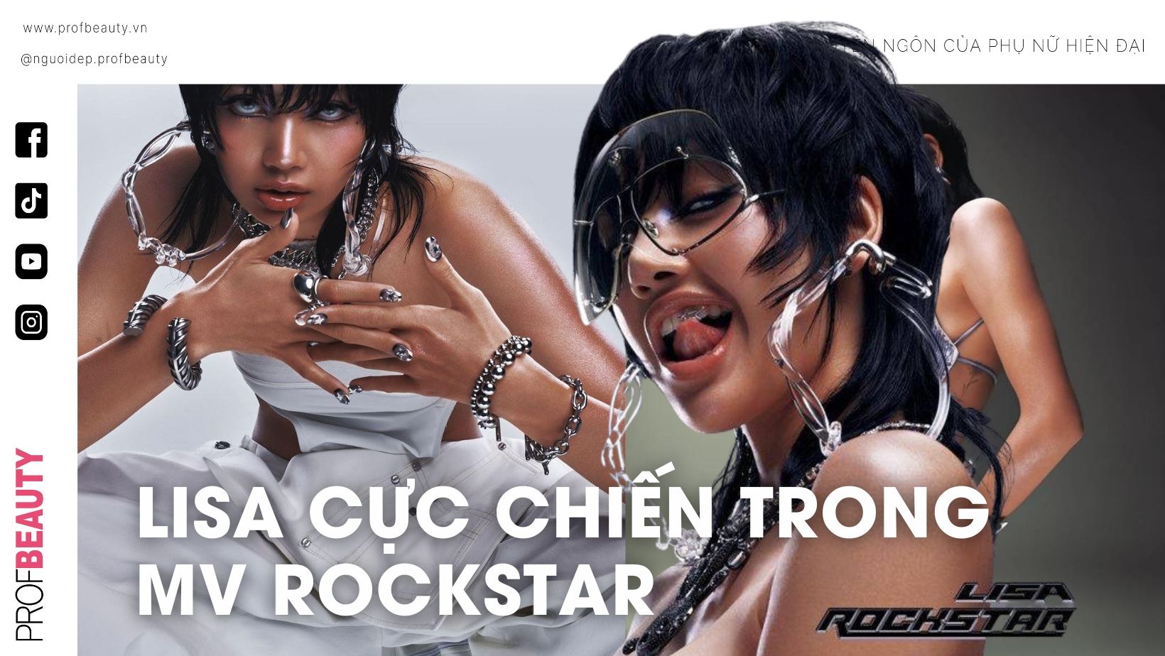 Thời trang của Lisa trong MV Rockstar