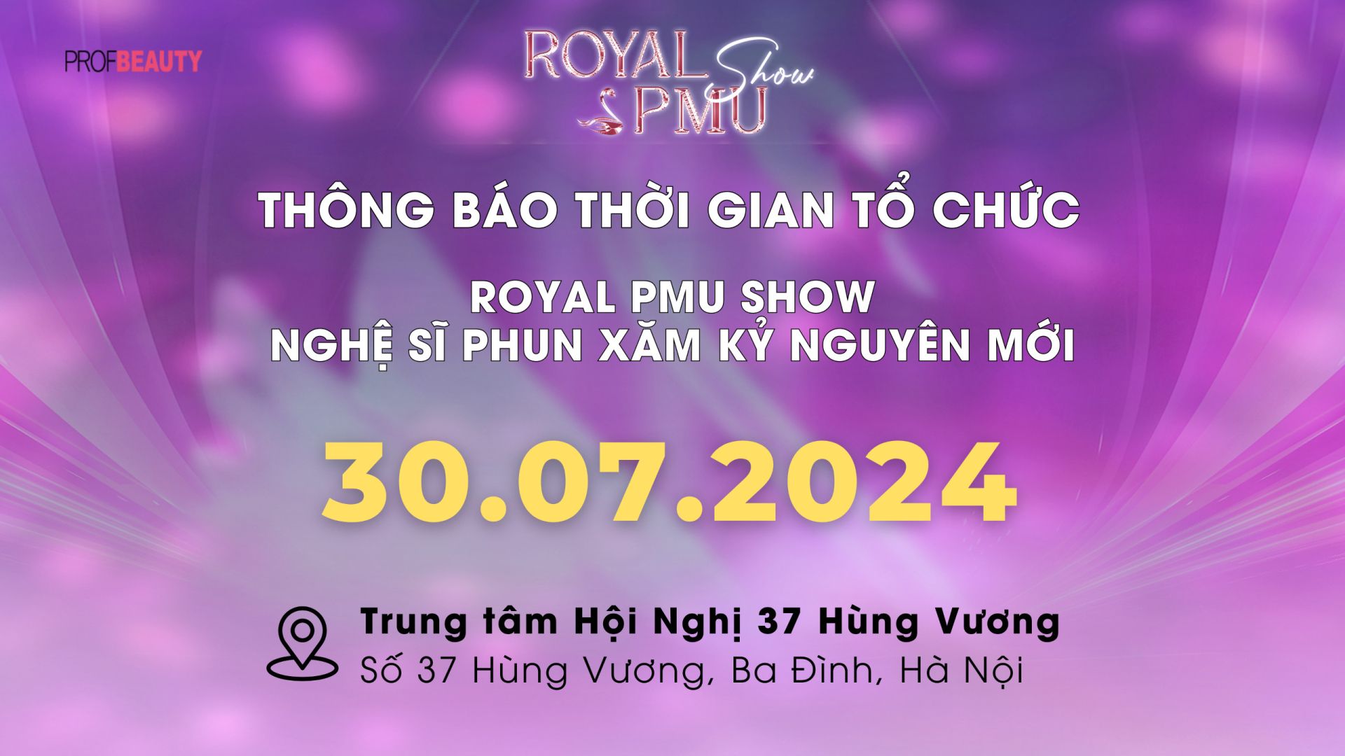 Cập nhật thời gian tổ chức chương trình Royal PMU Show 2024