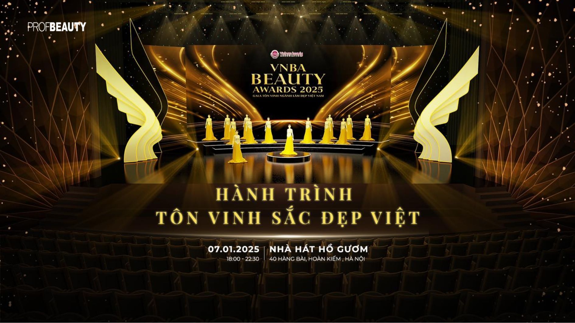 VNBA Beauty Awards 2025: Mốc son chói lọi của ngành làm đẹp Việt