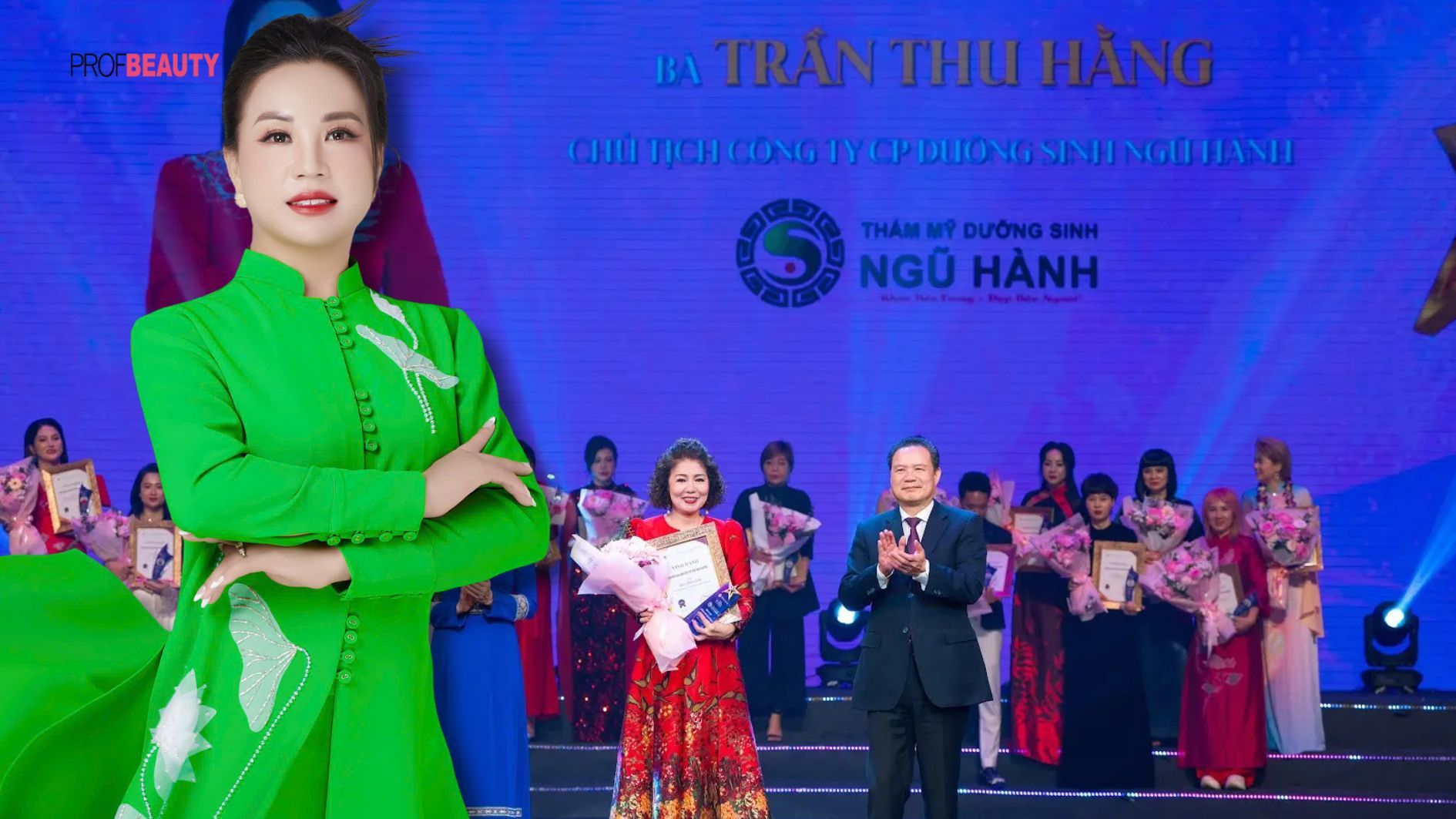 Chuyên gia Trần Thu Hằng được vinh danh tại gala VNBA Beauty Awards 2025