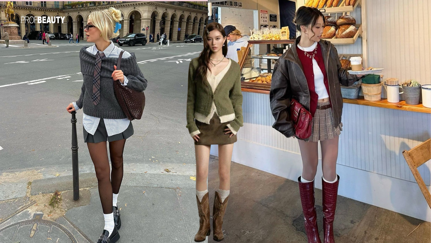 Layer tinh tế cùng áo len và cardigan cho ngày se lạnh