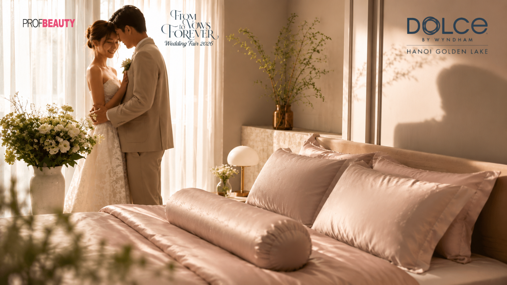 Vua Nệm đồng hành cùng hạnh phúc hôn nhân tại Dolce by Wyndham Hanoi Golden Lake