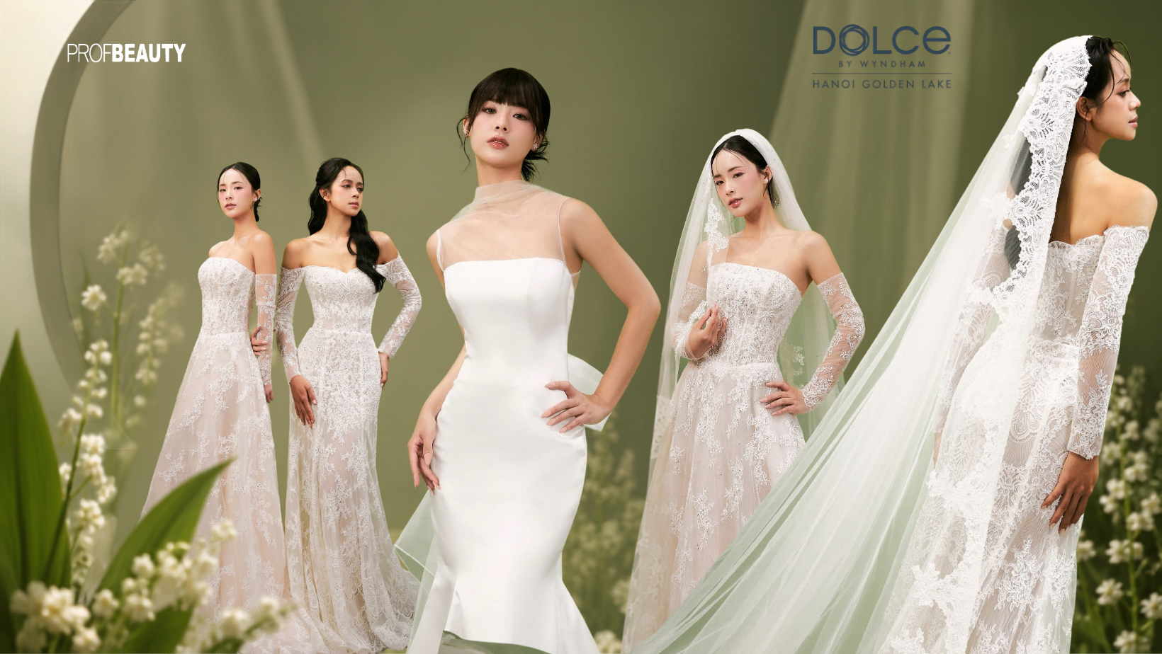 VÉLIA Bridal tại Dolce by Wyndham Hanoi Golden Lake: Dấu ấn linh lan trong ngôn ngữ thiết kế váy cưới đương đại