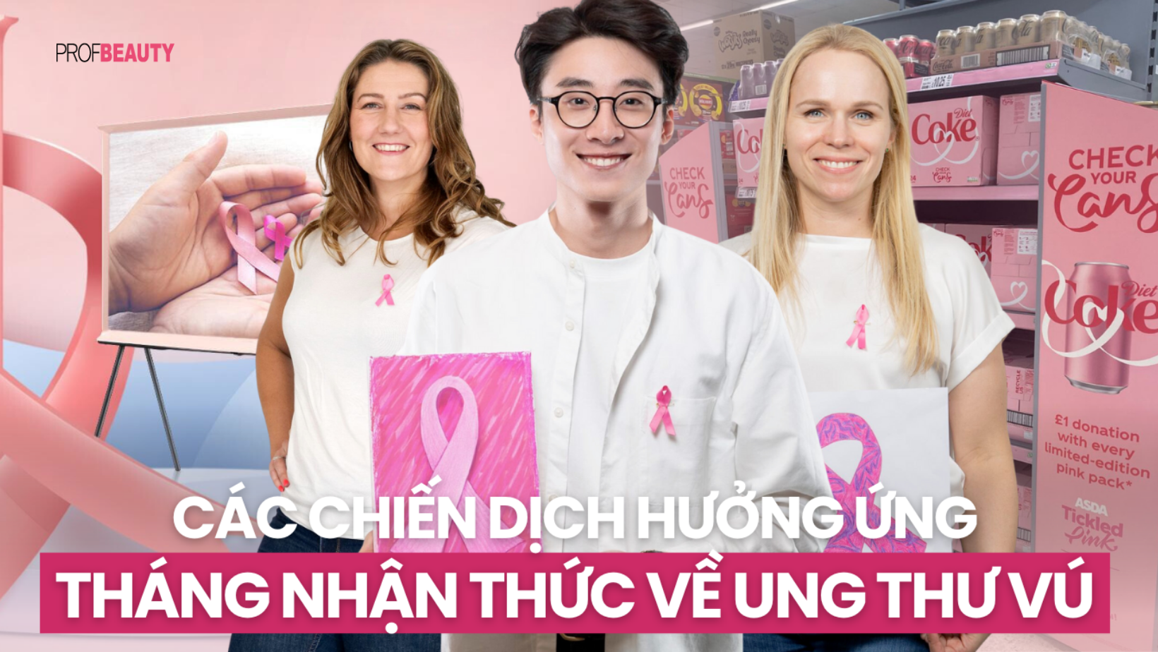 Các chiến dịch Pink Ribbon hưởng ứng "Tháng phòng chống ung thư vú thế giới"