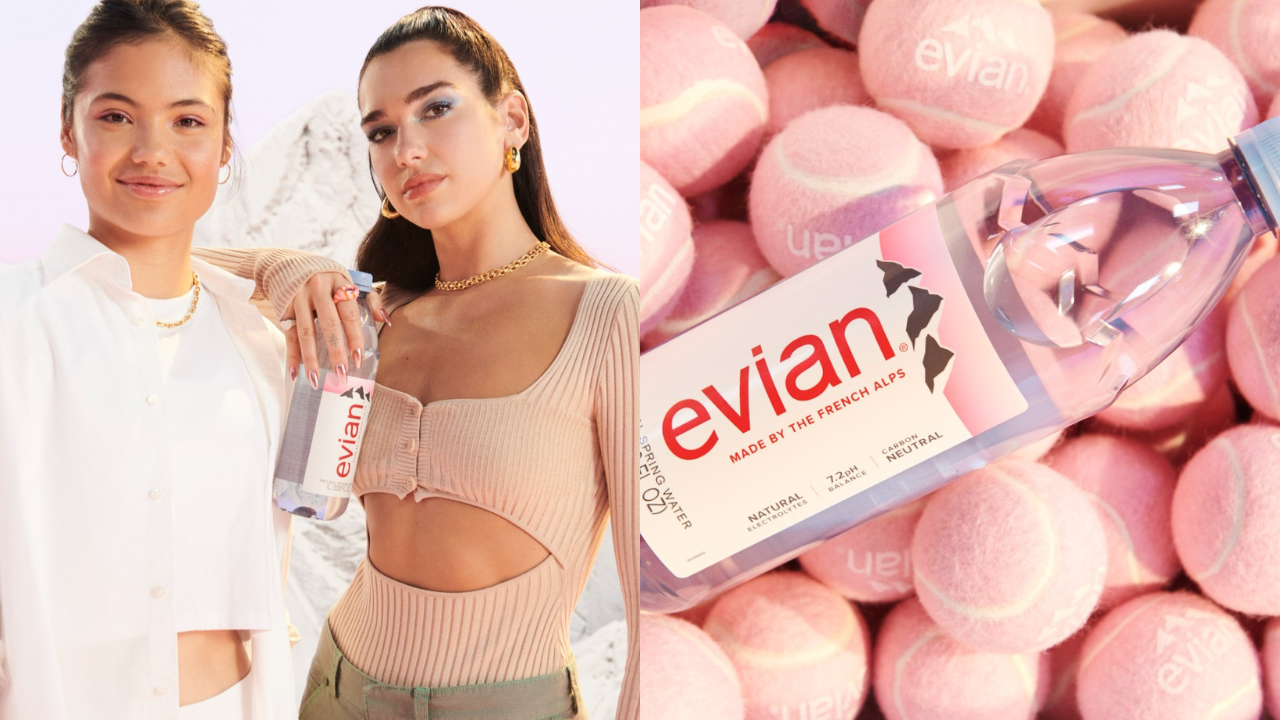 Dua Lipa tràn đầy sức sống trong chiến dịch Drink True của evian