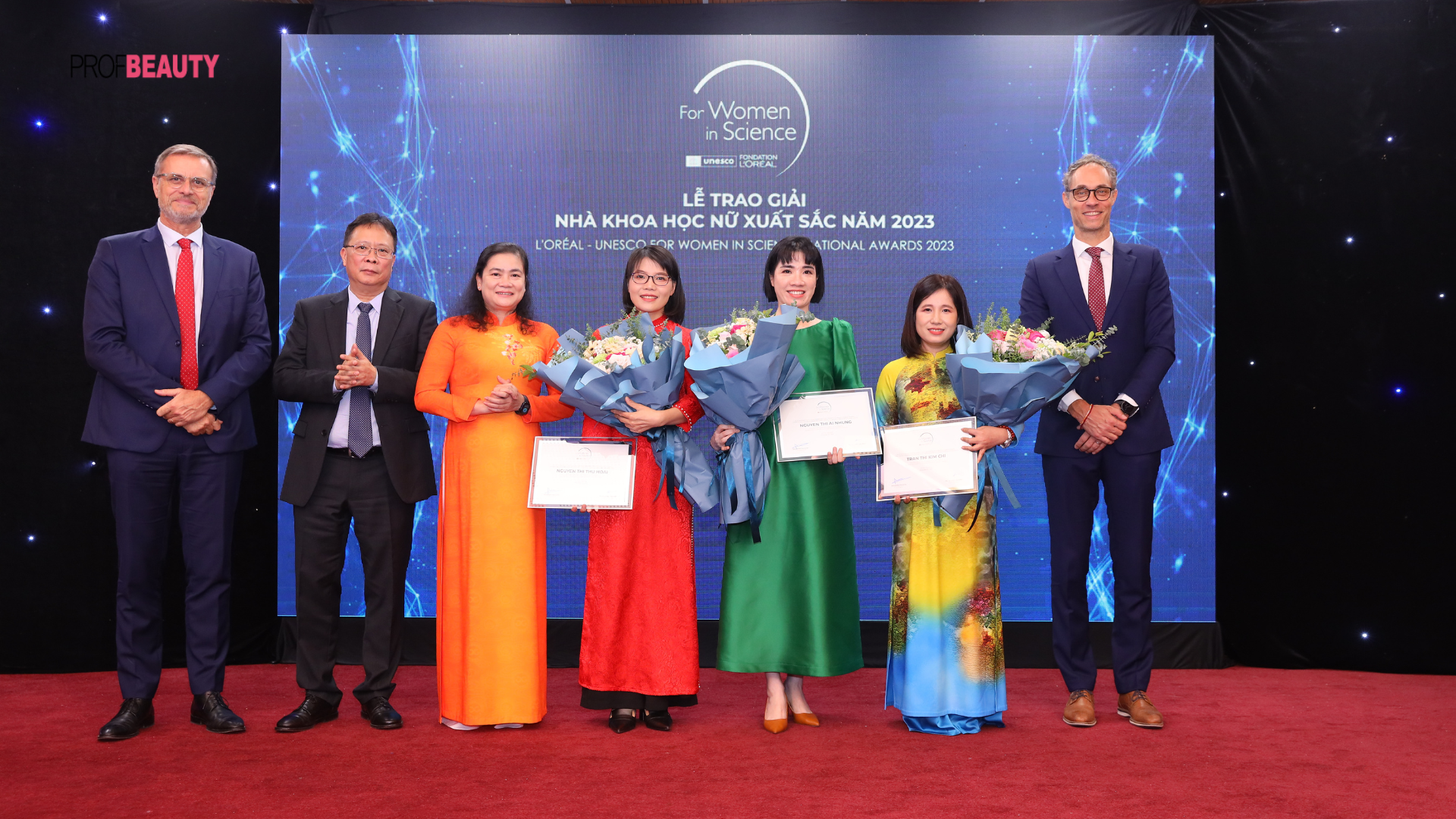 3 nhà khoa học nữ Việt Nam xuất sắc được trao giải thưởng L’Oréal-UNESCO năm 2023