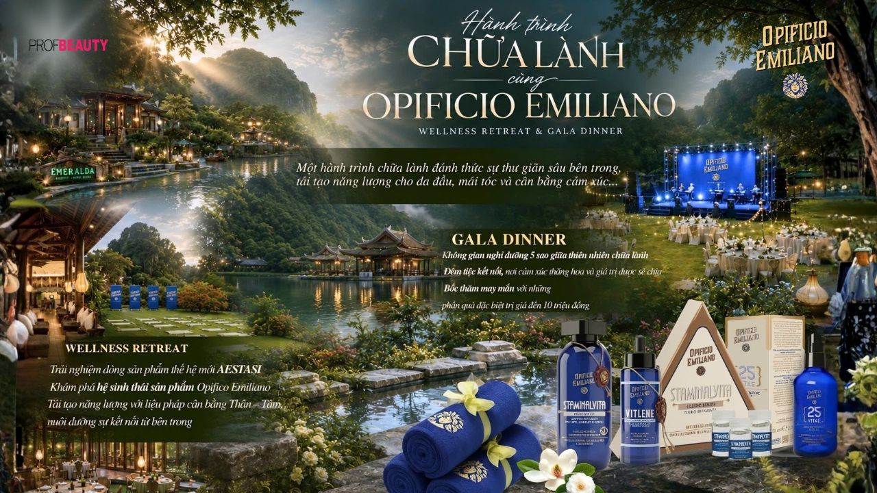 OPIFICIO EMILIANO lan tỏa tinh thần Wellness hiện đại qua chuỗi trải nghiệm độc quyền “Wave Of Serenity”