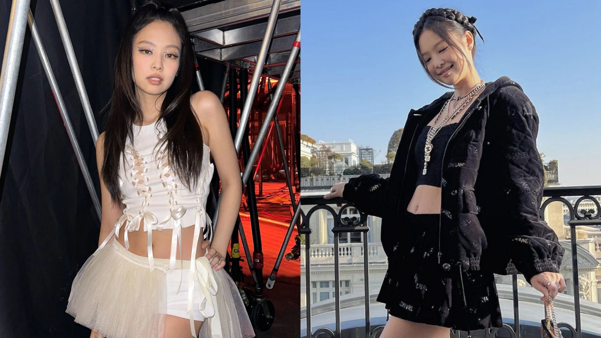 Jennie (BLACKPINK) là một trong các sao tích cực theo đuổi phong cách này trên sân khấu lẫn đời thường. 