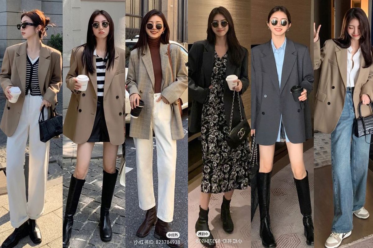 Áo ghi lê và blazer là trang phục linh hoạt trong mọi hoàn cảnh